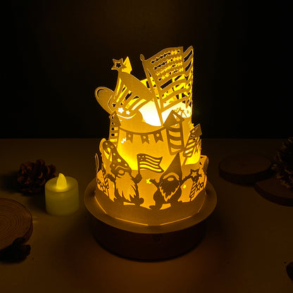 4th Of July 1 – 3D Lantern SVG File for Cricut & Silhouette