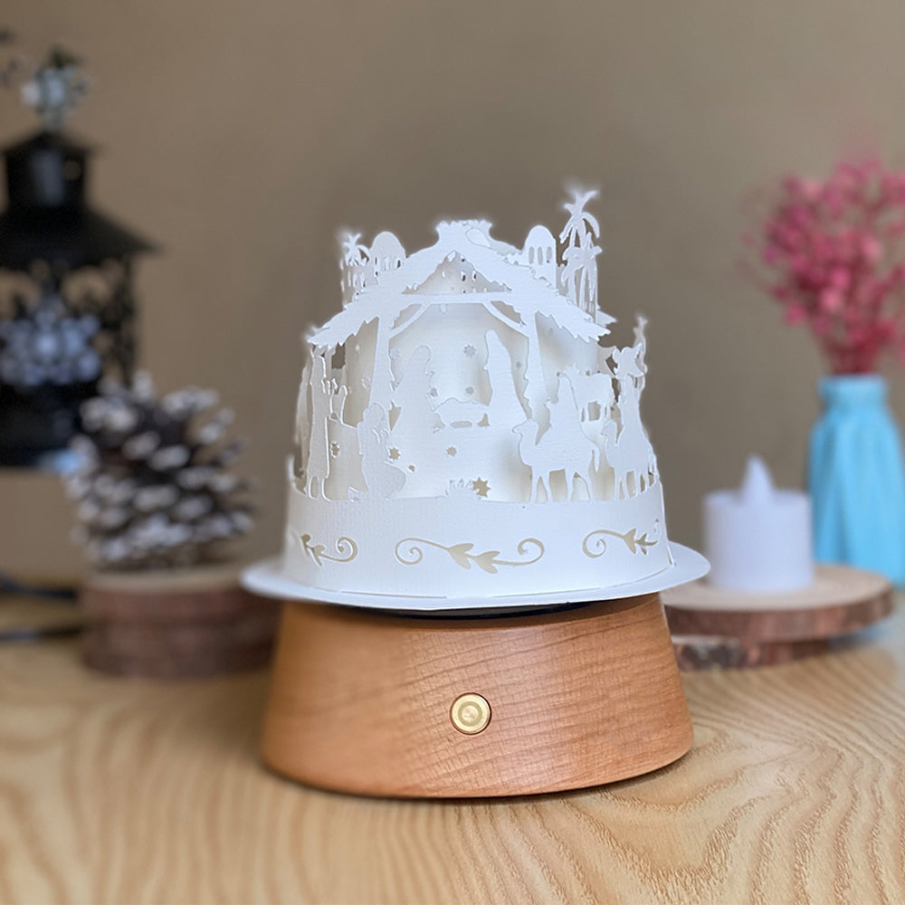 Christmas Nativity 2 – 3D Lantern SVG File for Cricut & Silhouette