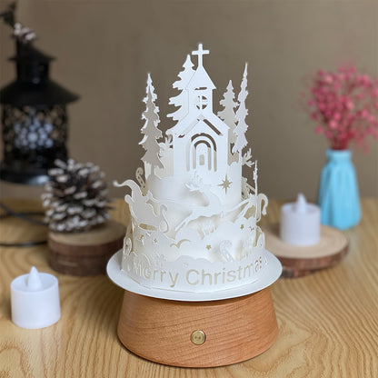 Christmas Santa Claus – 3D Lantern SVG File for Cricut & Silhouette