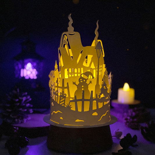 Christmas Truck - 3D Dome Lantern File - Cricut File  - VEKTOR KRAFT