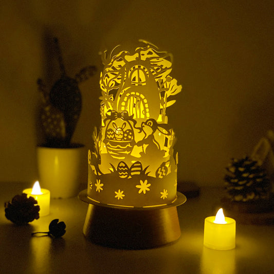 Easter 2 - 3D Dome Lantern File - Cricut File  - VEKTOR KRAFT