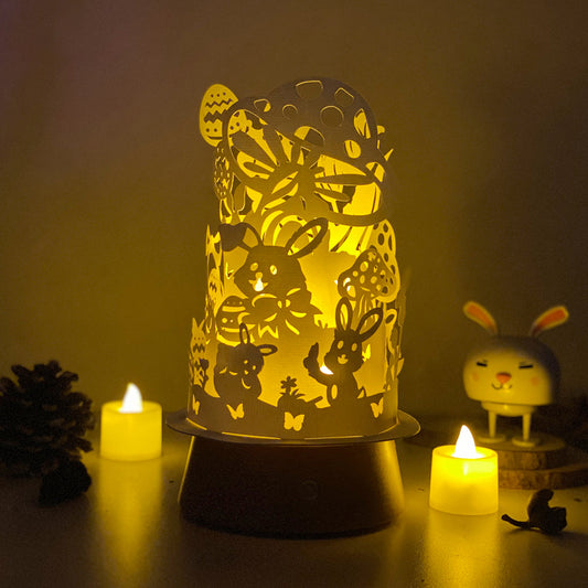 Easter 3 - 3D Dome Lantern File - Cricut File  - VEKTOR KRAFT