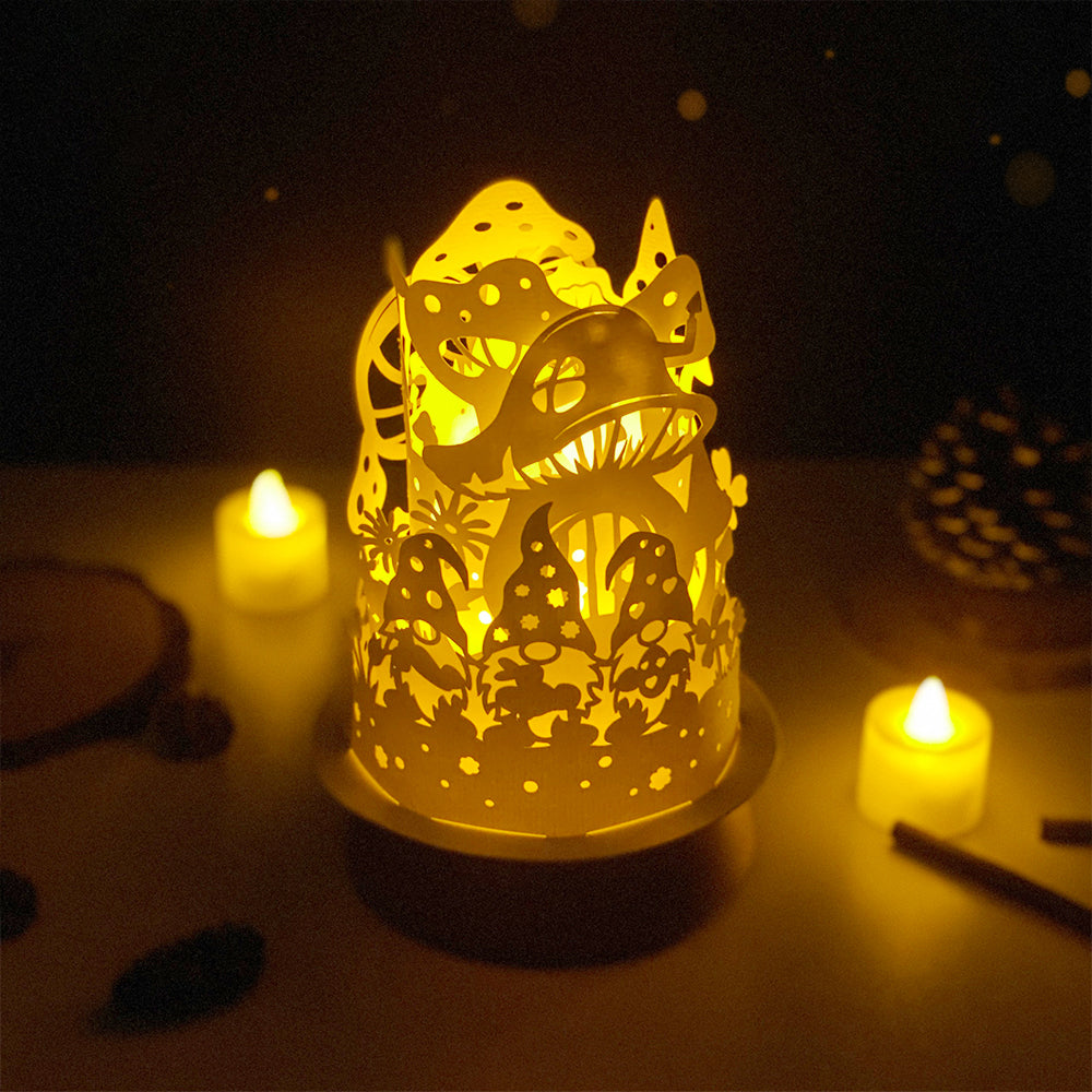 Easter Gnome – 3D Lantern SVG File for Cricut & Silhouette