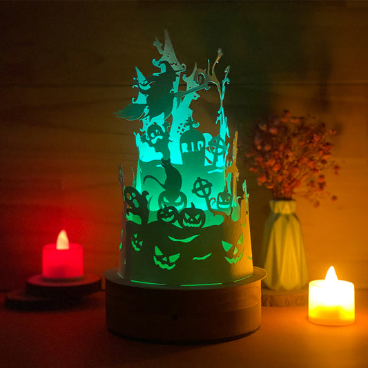 Halloween 1 - 3D Dome Lantern File - Cricut File  - VEKTOR KRAFT