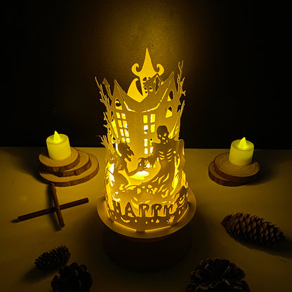 Halloween 4 – 3D Lantern SVG File for Cricut & Silhouette