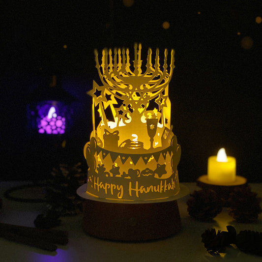 Hanukkah - 3D Dome Lantern File - Cricut File  - VEKTOR KRAFT