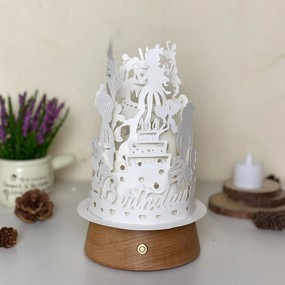 Happy Birthday – 3D Lantern SVG File for Cricut & Silhouette