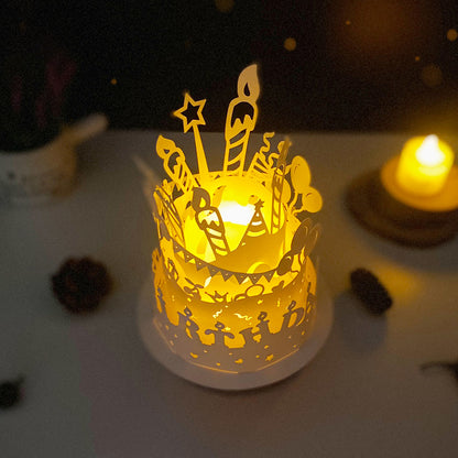 Happy Birthday 2 – 3D Lantern SVG File for Cricut & Silhouette