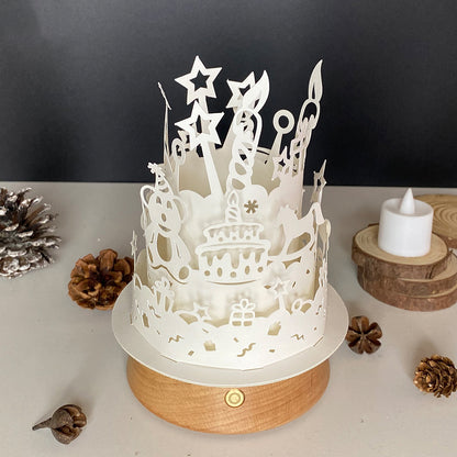 Happy Birthday 3 – 3D Lantern SVG File for Cricut & Silhouette