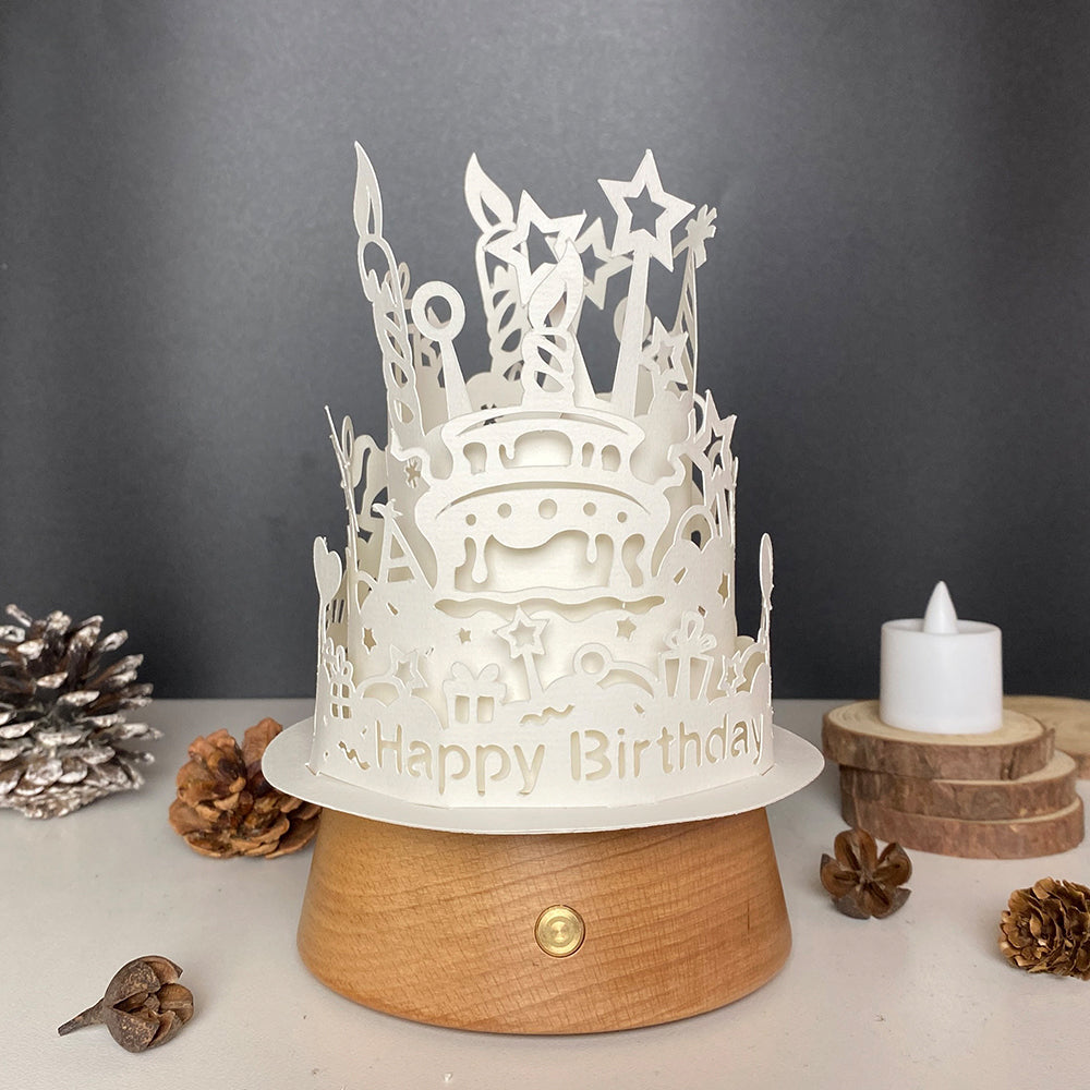 Happy Birthday 3 – 3D Lantern SVG File for Cricut & Silhouette