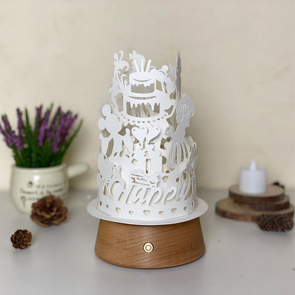 Happy Birthday – 3D Lantern SVG File for Cricut & Silhouette