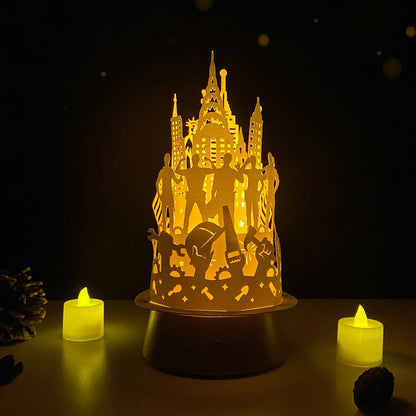 Labor Day – 3D Lantern SVG File for Cricut & Silhouette