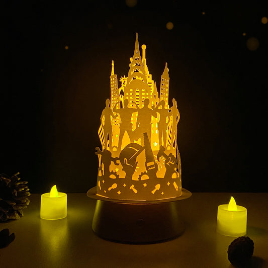 Labor Day - 3D Dome Lantern File - Cricut File  - VEKTOR KRAFT
