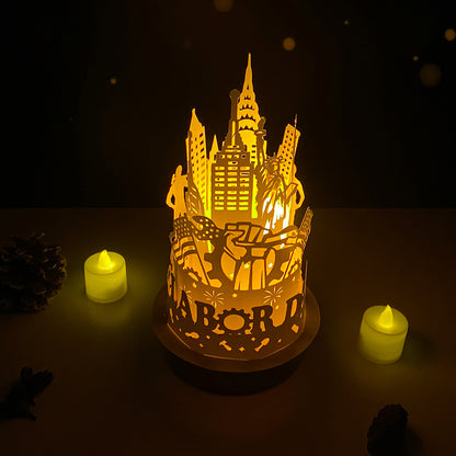 Labor Day – 3D Lantern SVG File for Cricut & Silhouette