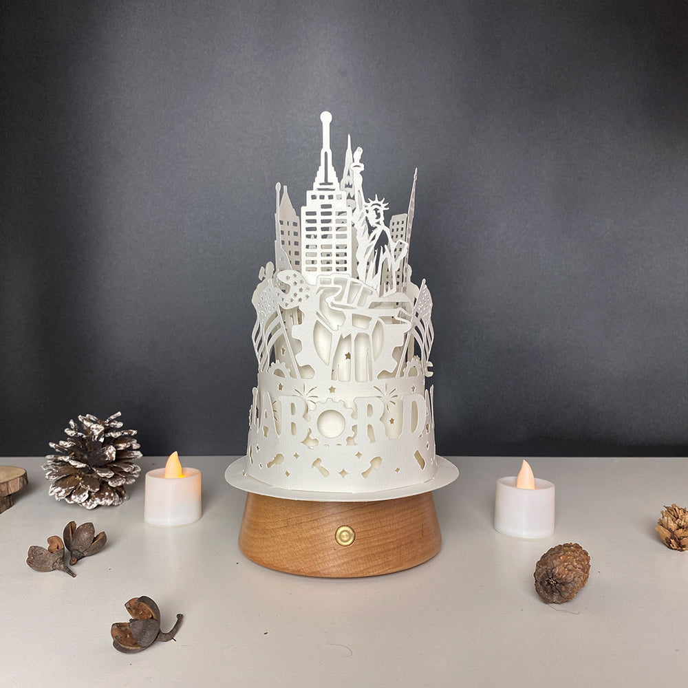 Labor Day – 3D Lantern SVG File for Cricut & Silhouette