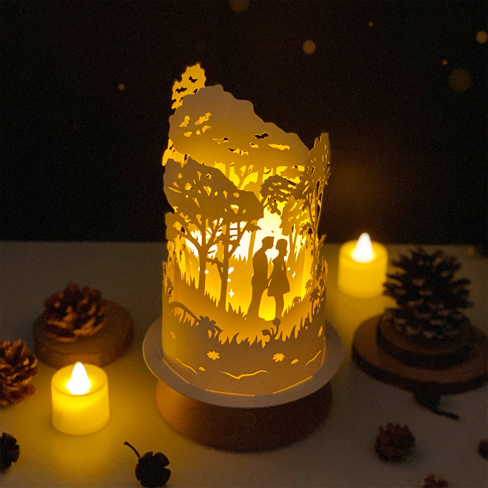 Love 1 – 3D Lantern SVG File for Cricut & Silhouette