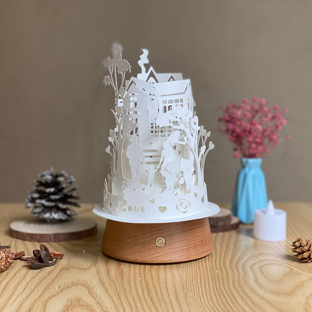 Love 2 – 3D Lantern SVG File for Cricut & Silhouette