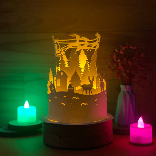 Xmas 1 - 3D Dome Lantern File - Cricut File  - VEKTOR KRAFT