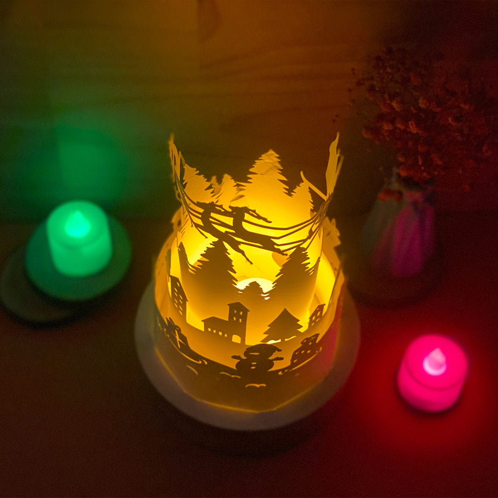 Xmas 1 – 3D Lantern SVG File for Cricut & Silhouette