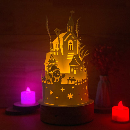 Xmas 2 – 3D Lantern SVG File for Cricut & Silhouette