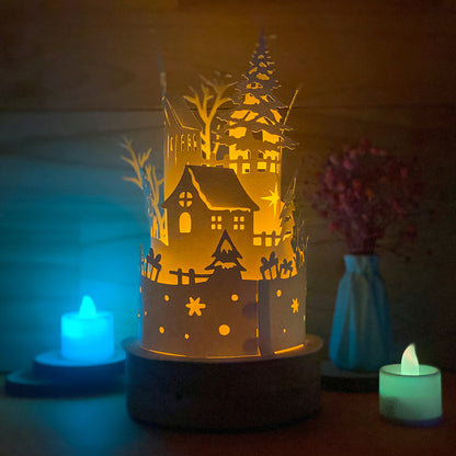 Xmas 2 – 3D Lantern SVG File for Cricut & Silhouette
