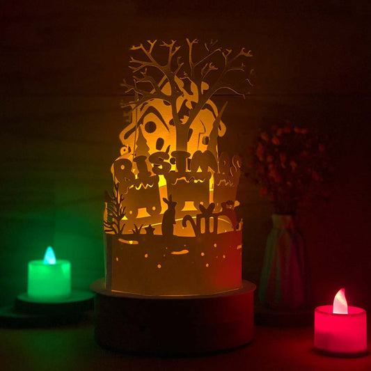 Xmas 3 - 3D Dome Lantern File - Cricut File  - VEKTOR KRAFT