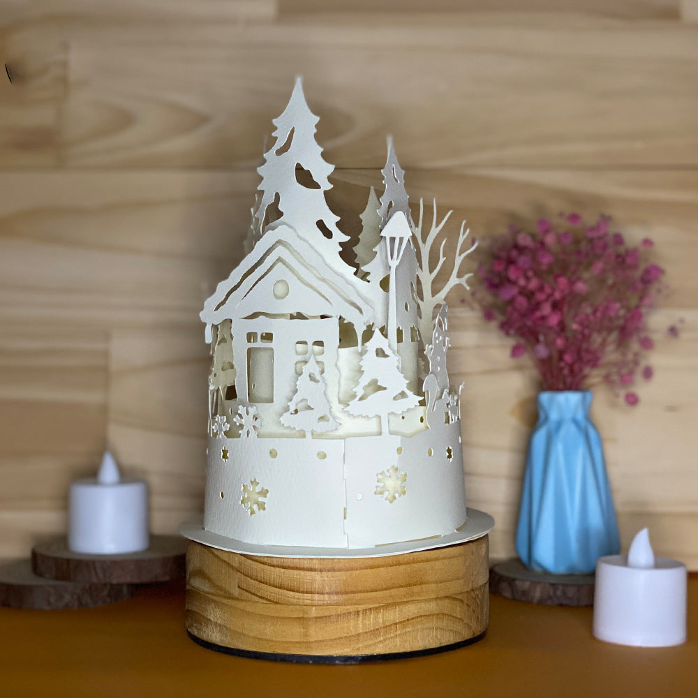 Xmas 5 – 3D Lantern SVG File for Cricut & Silhouette