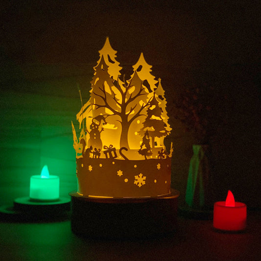Xmas 5 - 3D Dome Lantern File - Cricut File  - VEKTOR KRAFT