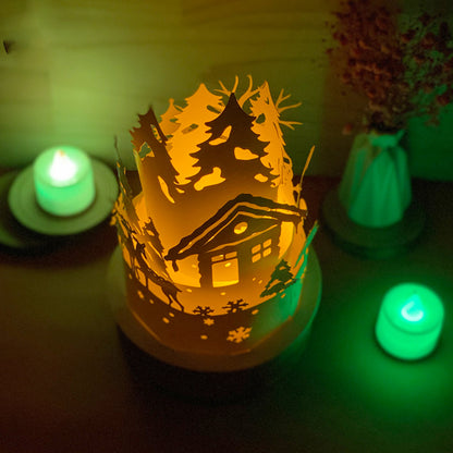 Xmas 5 – 3D Lantern SVG File for Cricut & Silhouette