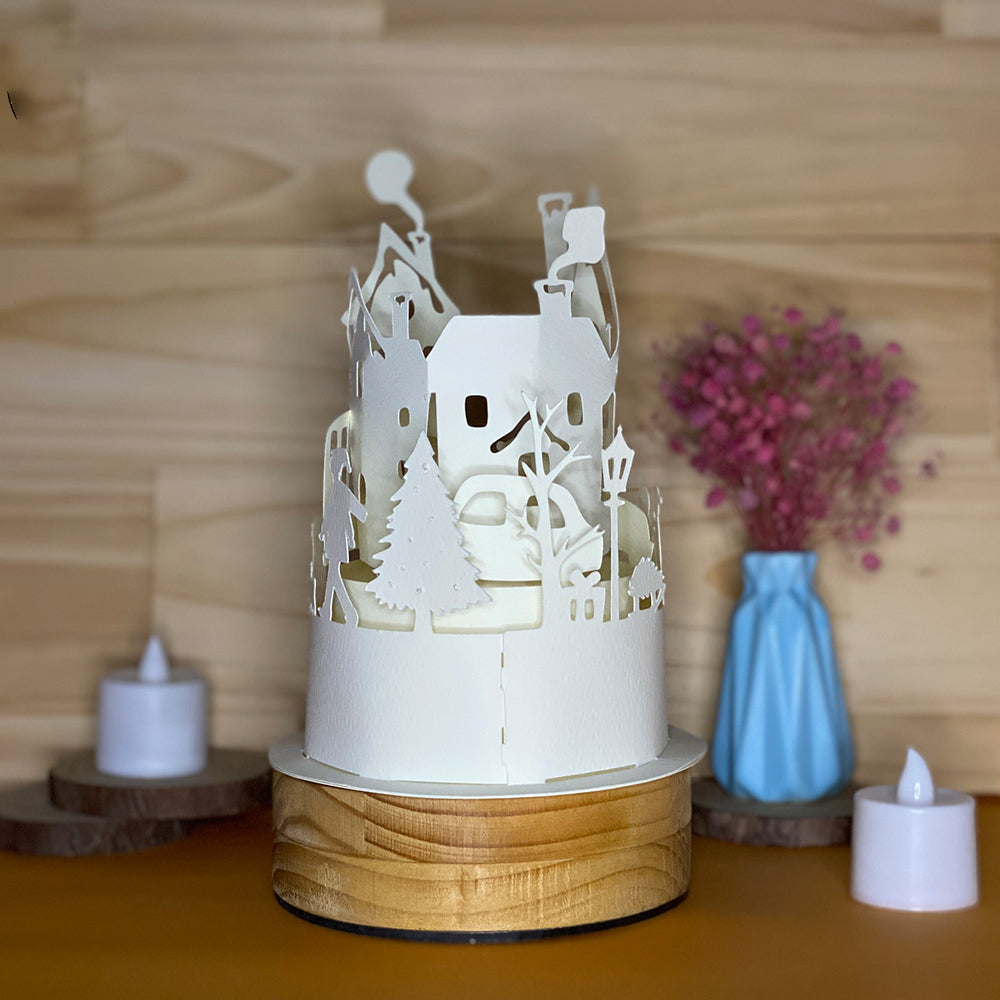 Xmas 6 – 3D Lantern SVG File for Cricut & Silhouette