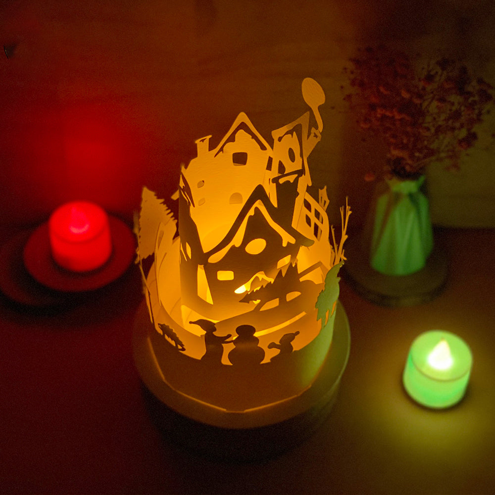 Xmas 6 – 3D Lantern SVG File for Cricut & Silhouette