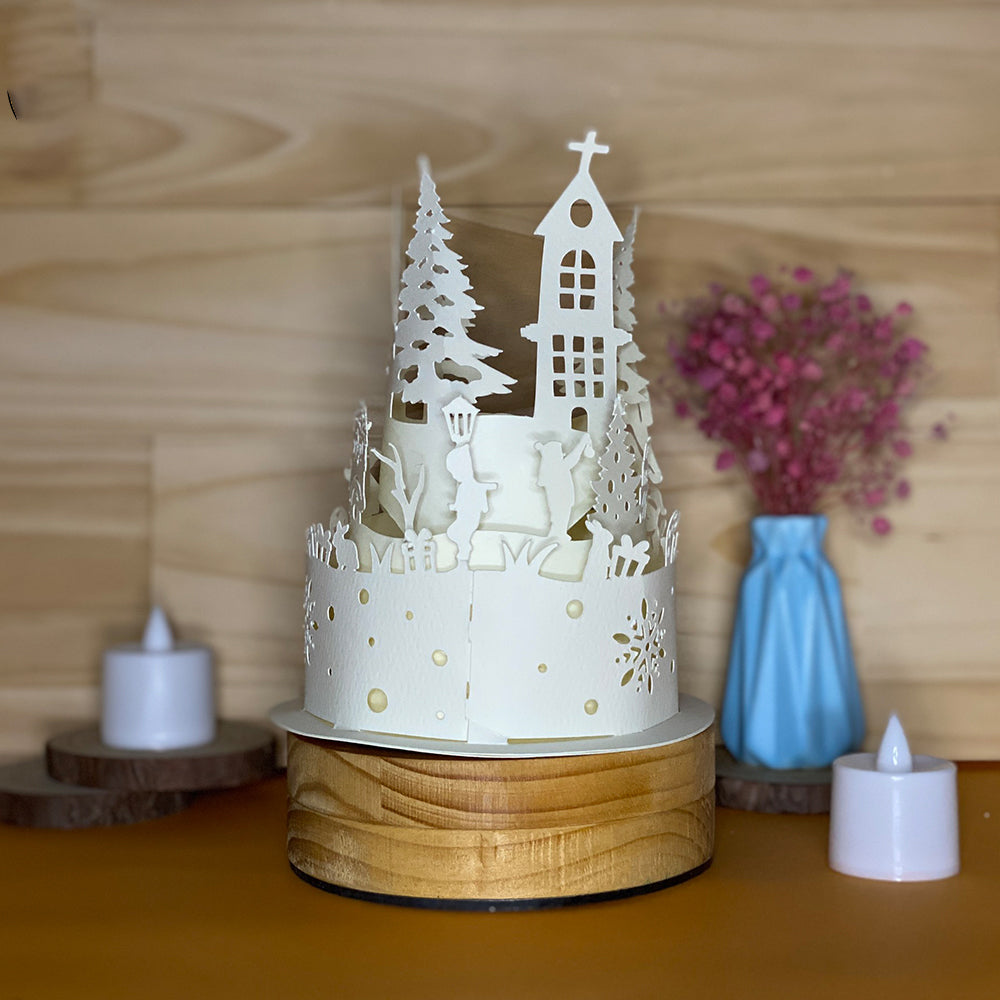 Xmas 7 – 3D Lantern SVG File for Cricut & Silhouette