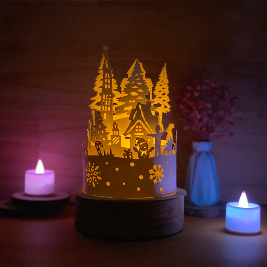 Xmas 7 - 3D Dome Lantern File - Cricut File  - VEKTOR KRAFT