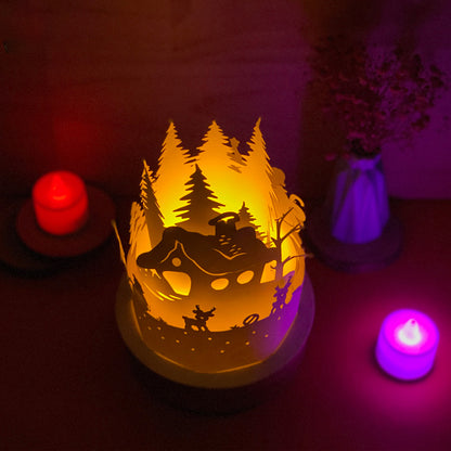 Xmas 8 – 3D Lantern SVG File for Cricut & Silhouette