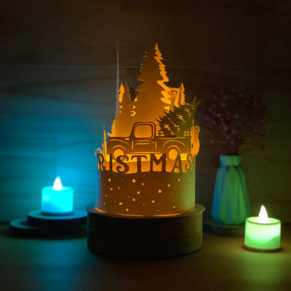 Xmas 9 – 3D Lantern SVG File for Cricut & Silhouette
