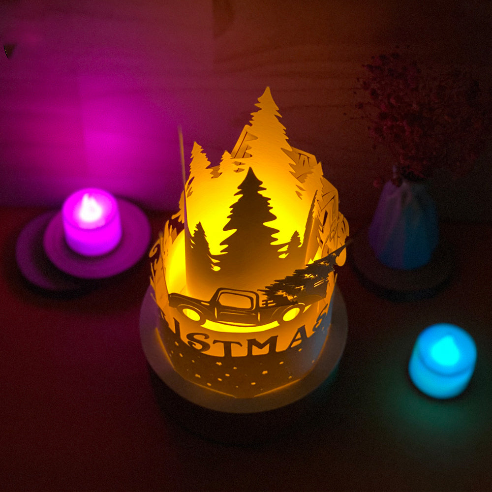 Xmas 9 – 3D Lantern SVG File for Cricut & Silhouette