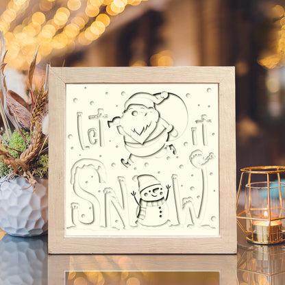 Let It Snow 2 – 3D Shadow Box SVG File for Cricut & Silhouette