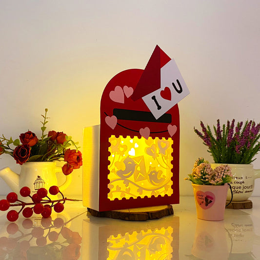Bird Couple – 3D Letter Box File - Cricut File - VEKTOR KRAFT