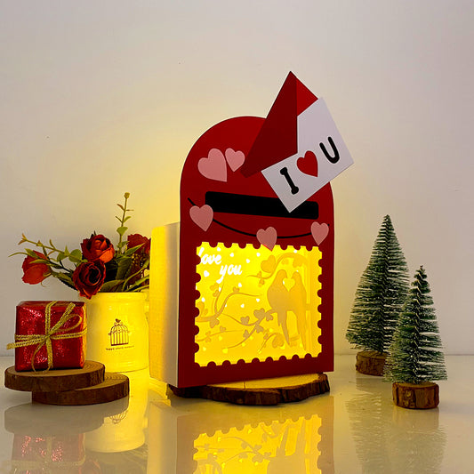 Bird Couple 2 – 3D Letter Box File - Cricut File - VEKTOR KRAFT
