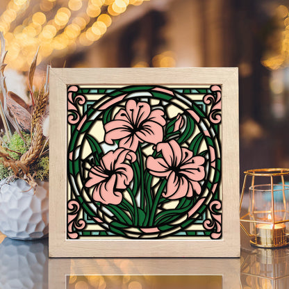 Lily – 3D Shadow Box SVG File for Cricut & Silhouette