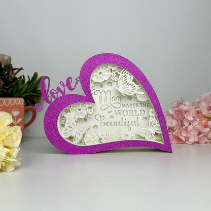 Beautiful Mom – 3D Love Box File - Cricut File - VEKTOR KRAFT
