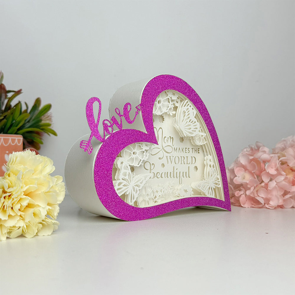 Beautiful Mom – 3D Love Box File - Cricut File - VEKTOR KRAFT