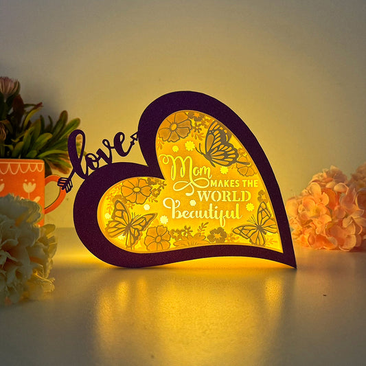 Beautiful Mom – 3D Love Box File - Cricut File - VEKTOR KRAFT