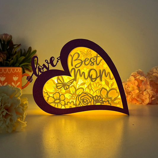 Best Mom – 3D Love Box File - Cricut File - VEKTOR KRAFT