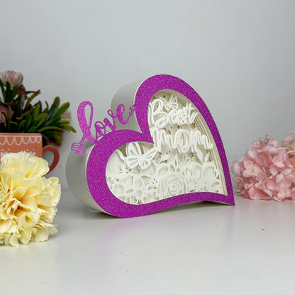 Best Mom – 3D Love Box File - Cricut File - VEKTOR KRAFT