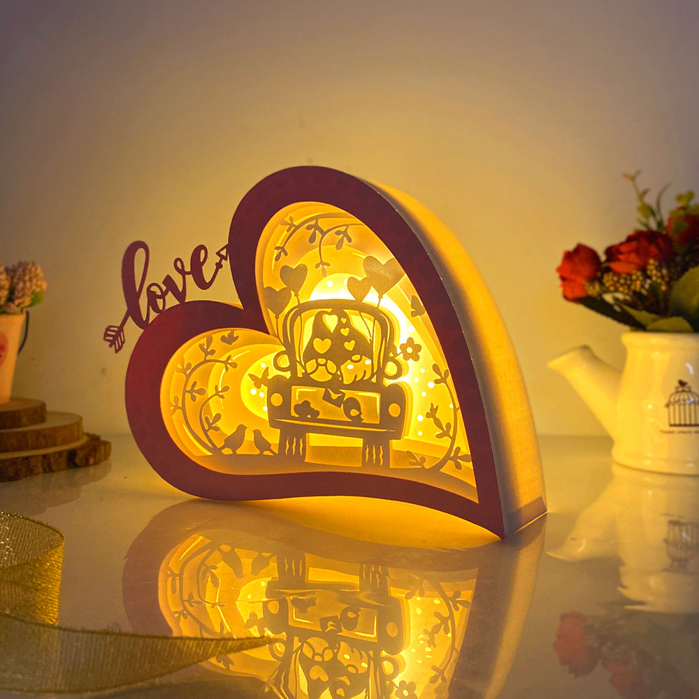 Gnome Love – 3D Love Box File - Cricut File - VEKTOR KRAFT