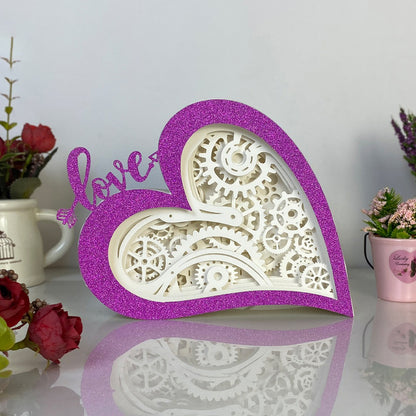 Heart Gear – 3D Love Box File - Cricut File - VEKTOR KRAFT