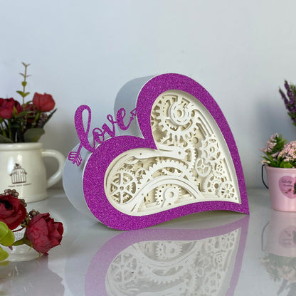 Heart Gear – 3D Love Box File - Cricut File - VEKTOR KRAFT