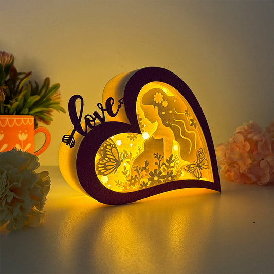 Pregnancy Mother – 3D Love Box File - Cricut File - VEKTOR KRAFT