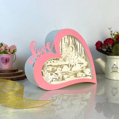 Swan Couple – 3D Love Box File - Cricut File - VEKTOR KRAFT